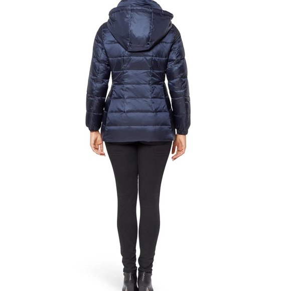 NWT Kate Spade Untrimmed Fitted Down Coat - Picture 5 of 16